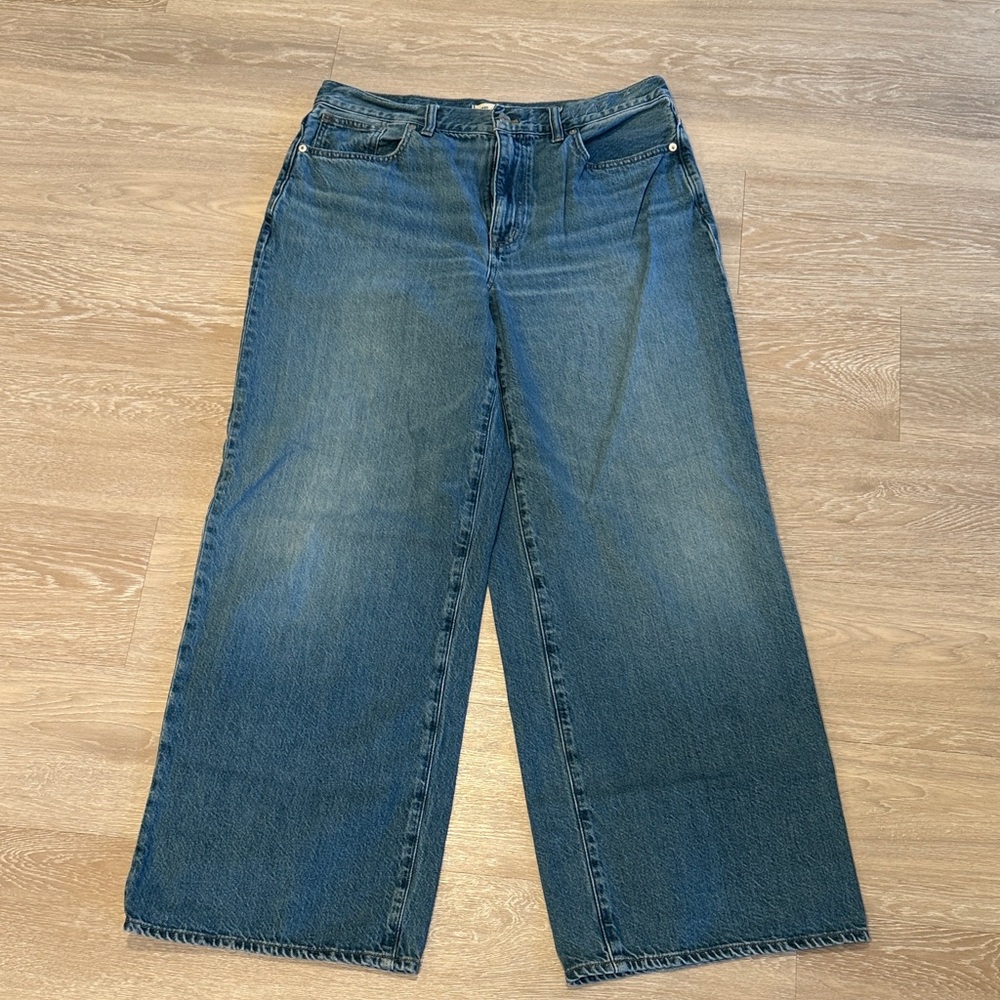 Madewell “superwide-leg jeans”